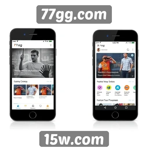 Experiência mobile no 77gg.com é otimizada